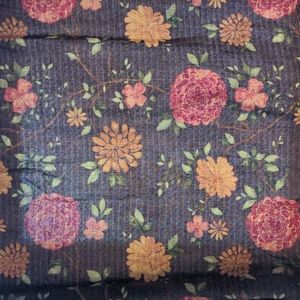 Pier 1 Drapes Three Floral Curtain Panels Tab Loops
